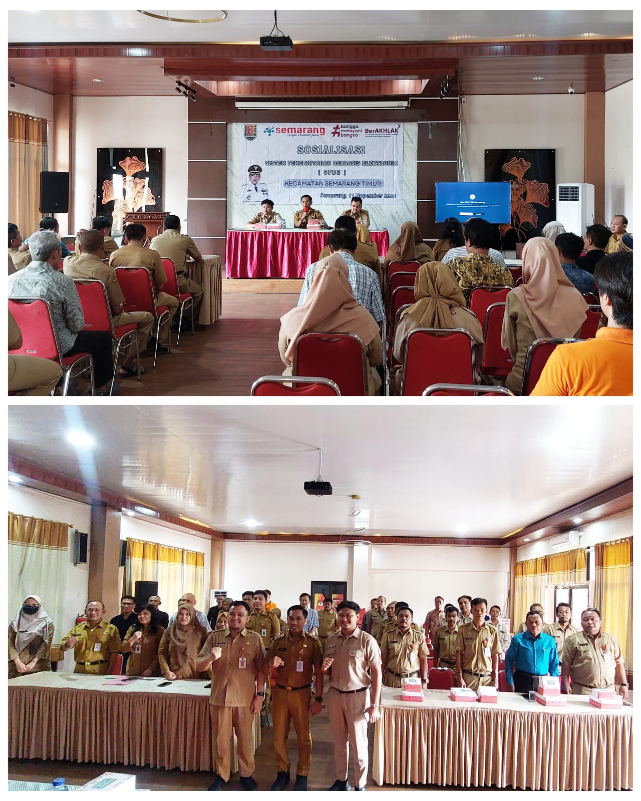 Diskominfo Kota Semarang menjadi Narasumber di Sosialisasi Sistem Pemerintahan Berbasis Elektronik (SPBE) di Kecamatan Semarang Timur
